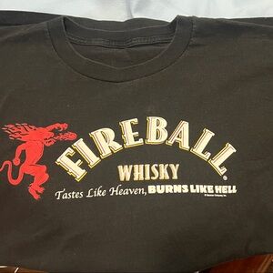 Fireball Whisky Black T-Shirt